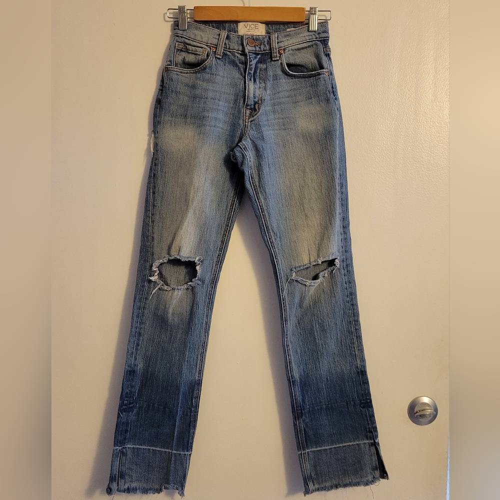VICE Denim MILF distressed jeans size 25